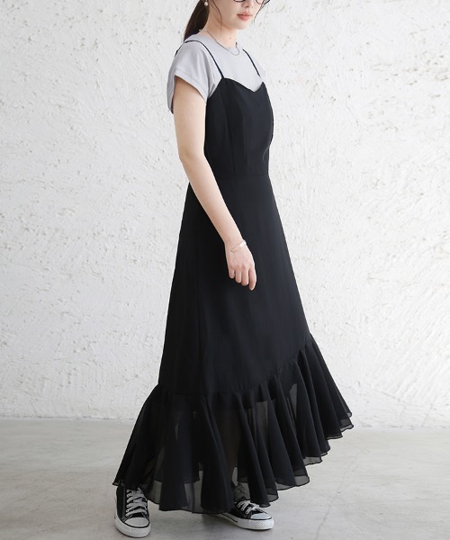 Doux Belle(ドゥーベル)の「コットン半袖シンプルTシャツ(Tシャツ/カットソー・レディース・ライトグリーン/グレー系その他/グレイッシュベージュ/ブラック/オフホワイト・MEDIUM)」の14枚目の写真
