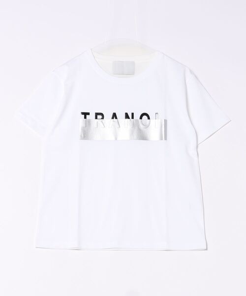 TRANOI（トラノイ）の「TRANOI.　TRANOI.TEE（Tシャツ/カットソー・レディース・ブラック/ホワイト・FREE）」の3枚目の写真