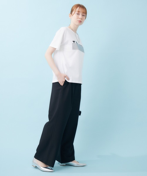 TRANOI（トラノイ）の「TRANOI.　TRANOI.TEE（Tシャツ/カットソー・レディース・ブラック/ホワイト・FREE）」の17枚目の写真