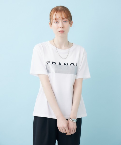 TRANOI（トラノイ）の「TRANOI.　TRANOI.TEE（Tシャツ/カットソー・レディース・ブラック/ホワイト・FREE）」の21枚目の写真