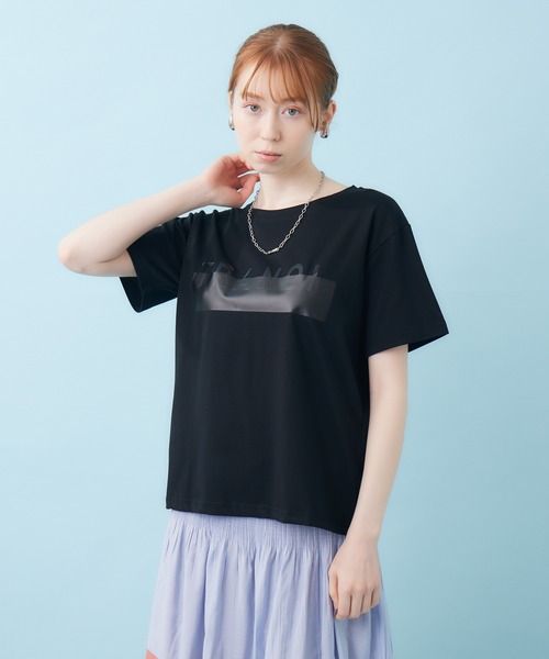 TRANOI（トラノイ）の「TRANOI.　TRANOI.TEE（Tシャツ/カットソー・レディース・ブラック/ホワイト・FREE）」の11枚目の写真
