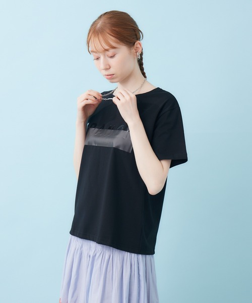 TRANOI（トラノイ）の「TRANOI.　TRANOI.TEE（Tシャツ/カットソー・レディース・ブラック/ホワイト・FREE）」の13枚目の写真
