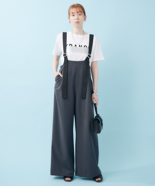 TRANOI（トラノイ）の「TRANOI.　TRANOI.TEE（Tシャツ/カットソー・レディース・ブラック/ホワイト・FREE）」の20枚目の写真