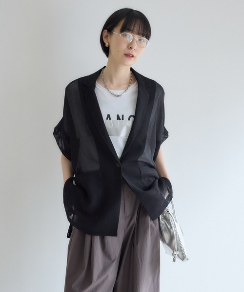TRANOI(トラノイ)の「TRANOI. Tシャツ(Tシャツ/カットソー・レディース・ブラック/ホワイト・FREE)」の7枚目の写真