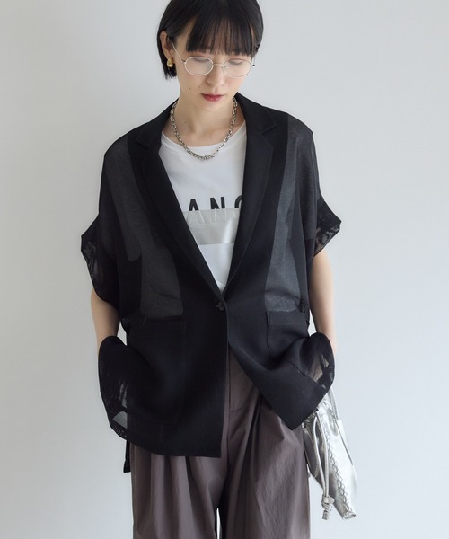 TRANOI(トラノイ)の「TRANOI. Tシャツ(Tシャツ/カットソー・レディース・ブラック/ホワイト・FREE)」の8枚目の写真
