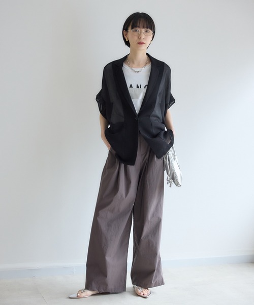 TRANOI(トラノイ)の「TRANOI. Tシャツ(Tシャツ/カットソー・レディース・ブラック/ホワイト・FREE)」の9枚目の写真