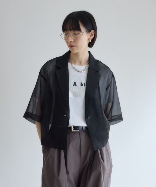 TRANOI(トラノイ)の「TRANOI. Tシャツ(Tシャツ/カットソー・レディース・ブラック/ホワイト・FREE)」の10枚目の写真