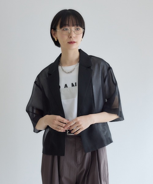 TRANOI(トラノイ)の「TRANOI. Tシャツ(Tシャツ/カットソー・レディース・ブラック/ホワイト・FREE)」の11枚目の写真