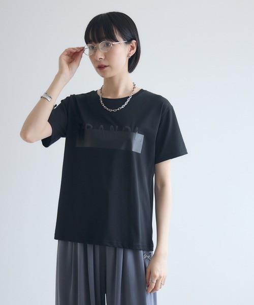 TRANOI(トラノイ)の「TRANOI. Tシャツ(Tシャツ/カットソー・レディース・ブラック/ホワイト・FREE)」の12枚目の写真