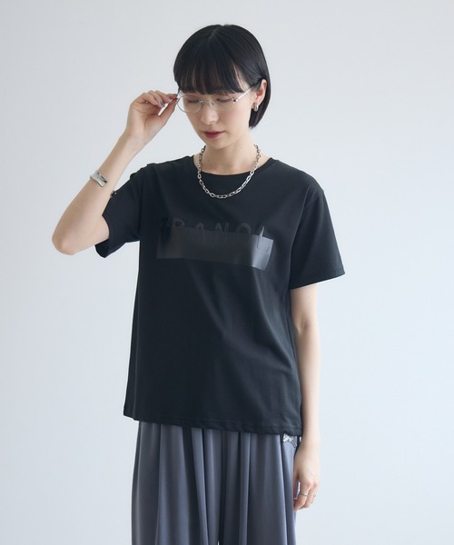 TRANOI(トラノイ)の「TRANOI. Tシャツ(Tシャツ/カットソー・レディース・ブラック/ホワイト・FREE)」の13枚目の写真