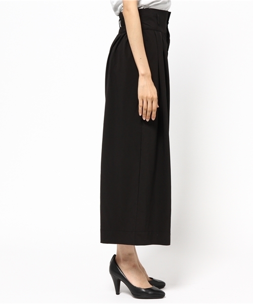 one after another NICE CLAUP(ワンアフターアナザーナイスクラップ)の「【ナイスクラップ】ハイウエストガウチョパンツ(その他パンツ・レディース・カーキ/ネイビー/ブラック・FREE)」の5枚目の写真