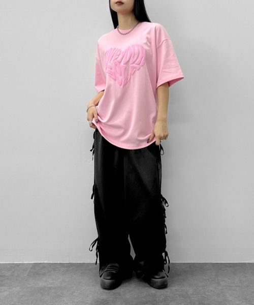 LVEU.（ラブユ.）の「【LVEU.】サイドリボンスウェットパンツ / ボトムス パンツ スウェット ワイド ルーズ リボン ブラック グレー ブルー ZOZOTOWN限定（スウェットパンツ・レディース・グレー/ブルー/ブラック・FREE）」の16枚目の写真
