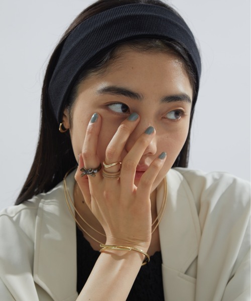 Aunt Marie's（アントマリーズ）の「アクリル/メタルセットリボンリング（リング・レディース・シルバー/ゴールド・FREE）」の19枚目の写真