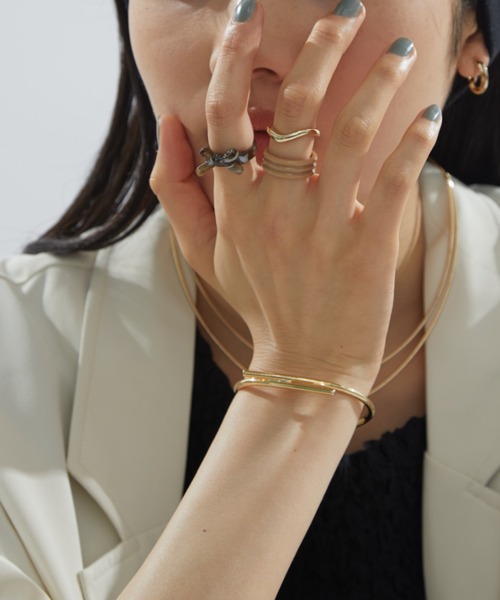 Aunt Marie's（アントマリーズ）の「アクリル/メタルセットリボンリング（リング・レディース・シルバー/ゴールド・FREE）」の17枚目の写真