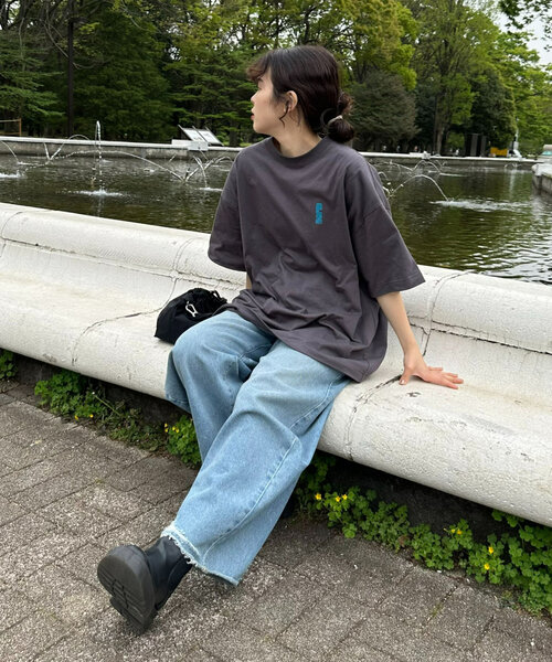 CIAOPANIC TYPY（チャオパニックティピー）の「OEコットン天竺アソートプリントTee（Tシャツ/カットソー・レディース・イエロー/ホワイト/チャコールグレー/ネイビー・LARGE/MEDIUM）」の16枚目の写真