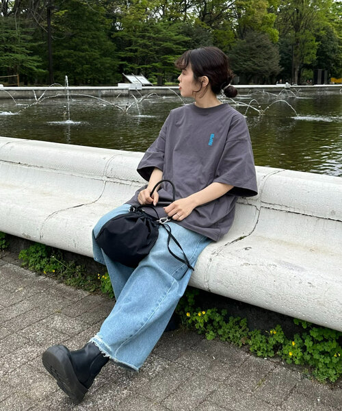 CIAOPANIC TYPY（チャオパニックティピー）の「OEコットン天竺アソートプリントTee（Tシャツ/カットソー・レディース・イエロー/ホワイト/チャコールグレー/ネイビー・LARGE/MEDIUM）」の18枚目の写真