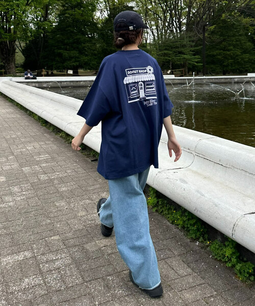 CIAOPANIC TYPY（チャオパニックティピー）の「OEコットン天竺アソートプリントTee（Tシャツ/カットソー・レディース・イエロー/ホワイト/チャコールグレー/ネイビー・LARGE/MEDIUM）」の21枚目の写真