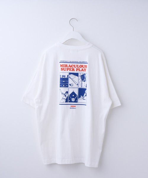 CIAOPANIC TYPY（チャオパニックティピー）の「OEコットン天竺アソートプリントTee（Tシャツ/カットソー・レディース・イエロー/ホワイト/チャコールグレー/ネイビー・LARGE/MEDIUM）」の7枚目の写真