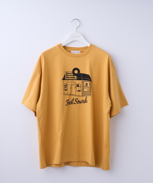 CIAOPANIC TYPY（チャオパニックティピー）の「OEコットン天竺アソートプリントTee（Tシャツ/カットソー・レディース・イエロー/ホワイト/チャコールグレー/ネイビー・LARGE/MEDIUM）」の10枚目の写真