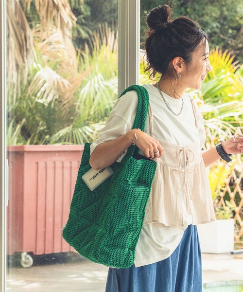 niko and...(ニコアンド)の「オリジナルアソートマルチトートバッグL(トートバッグ・レディース・シルバー/アイボリー/ブラック/グリーン/ブラウン・0)」の5枚目の写真