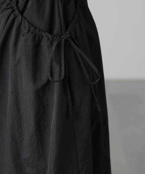 FREE'S MART（フリーズマート）の「◆カットドッキングウエストドロストワンピース（ワンピース・レディース・ホワイト/ライトグリーン/ブラック・SMALL/MEDIUM）」の12枚目の写真