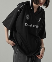 Alfred Alex（アルフレッドアレックス）の「【Alfred Alex】ハニカムメッシュ ビッグゲームシャツ サッカーシャツ（Tシャツ/カットソー）」