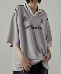 Alfred Alex（アルフレッドアレックス）の「【Alfred Alex】ハニカムメッシュ ビッグゲームシャツ サッカーシャツ（Tシャツ/カットソー）」