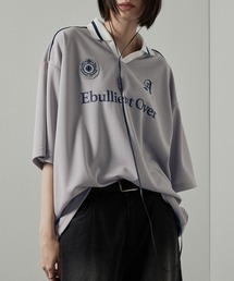 Alfred Alex（アルフレッドアレックス）の「【Alfred Alex】ハニカムメッシュ ビッグゲームシャツ サッカーシャツ（Tシャツ/カットソー）」