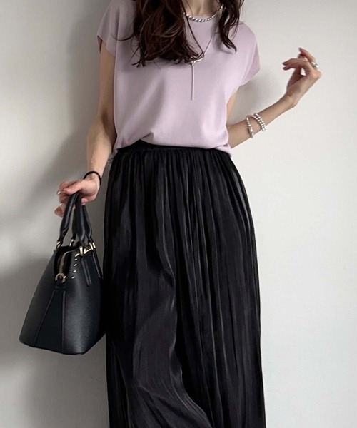 Edit Sheen（エディットシーン）の「フレンチスリーブニットトップス