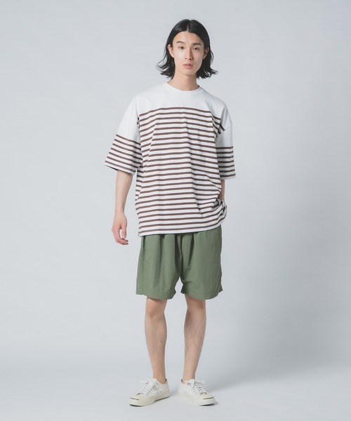 ROUGH TRADE(ラフトレード)の「【ROUGH TRADE/ラフトレード】 パネルボーダーバスクT(Tシャツ/カットソー・メンズ・ブルー/ブラック/ダークブラウン・MEDIUM/LARGE/X-LARGE)」の20枚目の写真