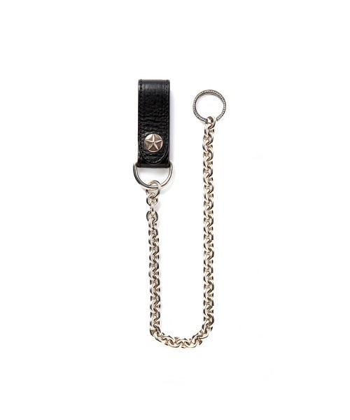 CALEE（キャリー）の「SILVER STAR CONCHO LEATHER WALLET CHAIN（ウォレットチェーン・メンズ・ブラック・FREE）」の5枚目の写真