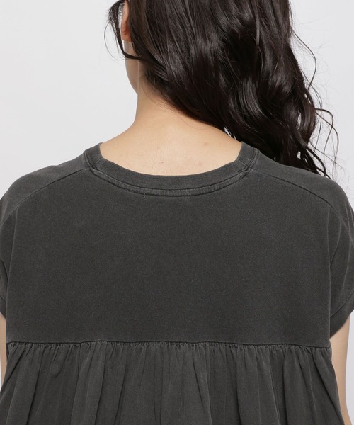 niko and...（ニコアンド）の「ドッキングギャザープルオーバー（Tシャツ/カットソー・レディース・ピンク/チャコール/パープル/オフホワイト・MEDIUM/LARGE）」の20枚目の写真