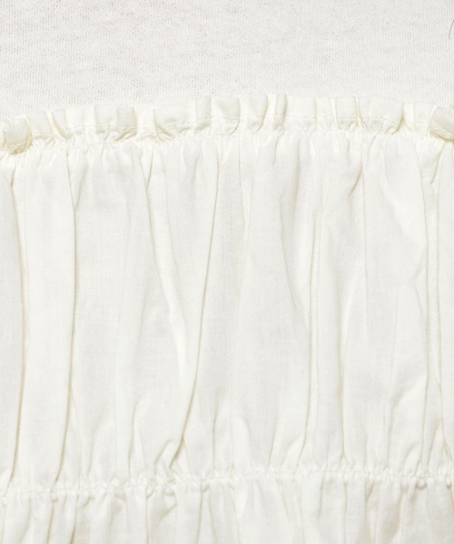 niko and...（ニコアンド）の「ドッキングギャザープルオーバー（Tシャツ/カットソー・レディース・ピンク/チャコール/パープル/オフホワイト・MEDIUM/LARGE）」の16枚目の写真