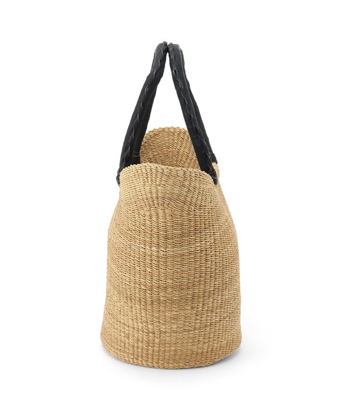 SALON adam et rope'（サロン アダム エ ロペ）の「ボルガ丸底ニケフォルムバスケット M/無地黒ハンドル（かごバッグ・レディース・ベージュ・FREE）」の13枚目の写真