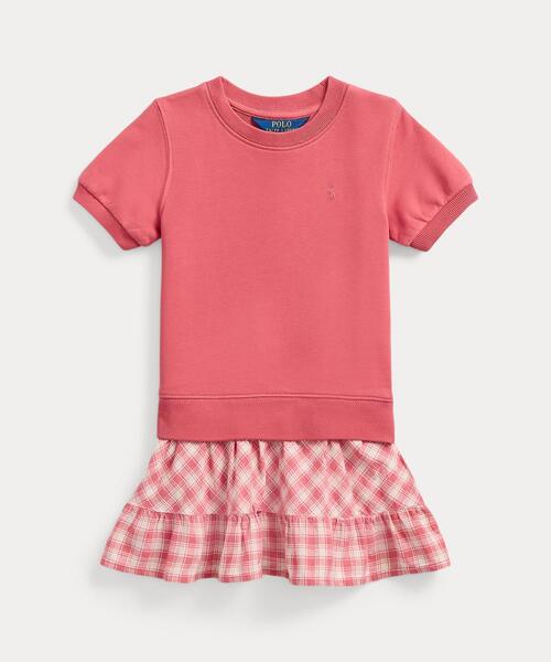 【セール】チェック フレンチ テリー スウェットシャツ ドレス（ドレス）｜POLO RALPH LAUREN CHILDRENSWEAR（ポロ ラルフ ローレン チルドレンズウェア）