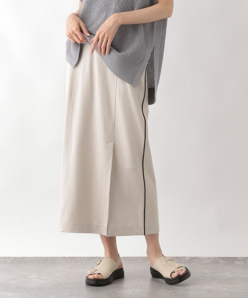 GLOBAL WORK（グローバルワーク）の「ウツクシルエットIラインスカート/123719（スカート・レディース・ブラウン/ブラック系/グレイッシュベージュ/ブラック・SMALL/LARGE/MEDIUM）」の19枚目の写真