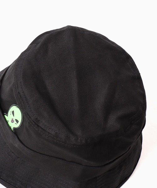 RIPNDIP（リップンディップ）の「RIPNDIP/リップンディップ LORD ALIEN BUCKET HAT ハット（ハット・メンズ・ブラック・FREE）」の8枚目の写真