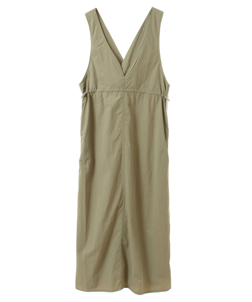 SOFFITTO（ソフィット）の「サイドラインバッククロスジャンパースカート(取り扱い店舗限定)（ワンピース・レディース・ブラック/カーキ/ベージュ・FREE）」の3枚目の写真