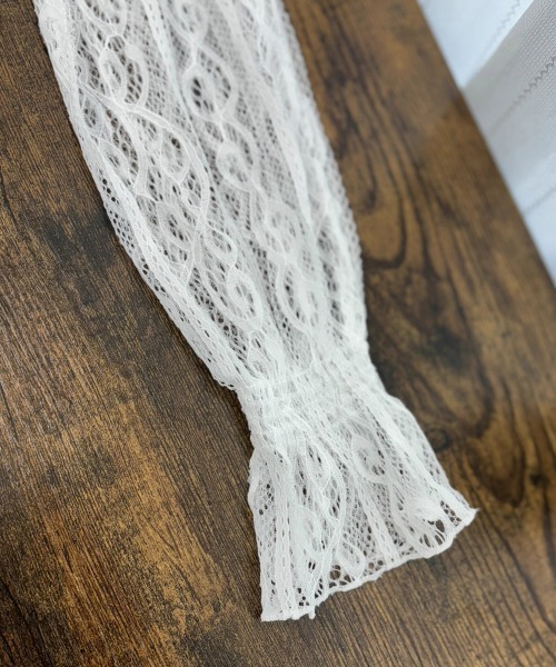 Miniministore(ミニミニストア)の「レース ブラウス プチハイネック 重ね着(シャツ/ブラウス・レディース・ブラック/ホワイト・FREE)」の18枚目の写真