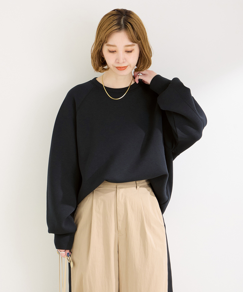 人気　シャギースタンドカラーコート　シアーダンボールコクーンプルオーバー シアー ダンボール コクーン プルオーバー