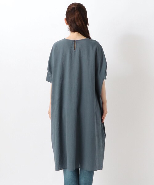 one'sterrace（ワンズテラス）の「刺繍入りワンピース（ワンピース・レディース・グレー系その他7/ホワイト系9/ブルー系その他7・02）」の6枚目の写真