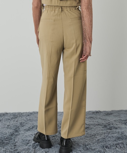 paravion（パラビオン）の「ダブルタックスラックス/セットアップ可能（スラックス・レディース・ブラック/ベージュ・FREE）」の16枚目の写真