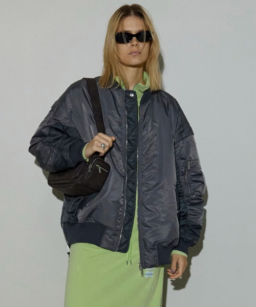 ジャケット・アウター MAISON SPECIAL Bicolor Reversible MA-1 Bicolor Reversible MA-1/バイカラーリバーシブルMA-1【MAISON SPECIAL