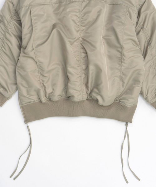MAISON SPECIAL ホワイト MA-1ジャケット MAISON SPECIAL（メゾンスペシャル）の「《UNISEX》【LIMITED