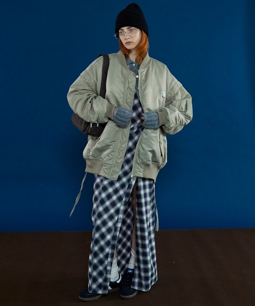 セール】Bicolor Reversible MA-1/バイカラーリバーシブルMA-1【MAISON