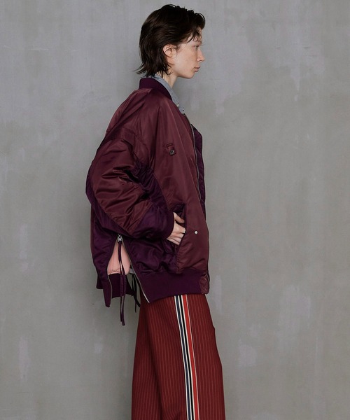 セール】Bicolor Reversible MA-1/バイカラーリバーシブルMA-1【MAISON