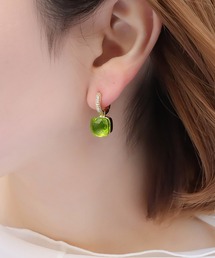 EAU DOUCE 4°C グリーン ピアス(両耳用) EAU DOUCE 4°C グリーン ピアス(両耳用) EAU DOUCE 4°C グリーン