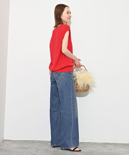 デニム・ジーパン Levi's FW25 Levi's Jeans (A6081 0012) Levi's（リーバイス）の「Levi's/リーバイス RIBCAGE DAD WIDE
