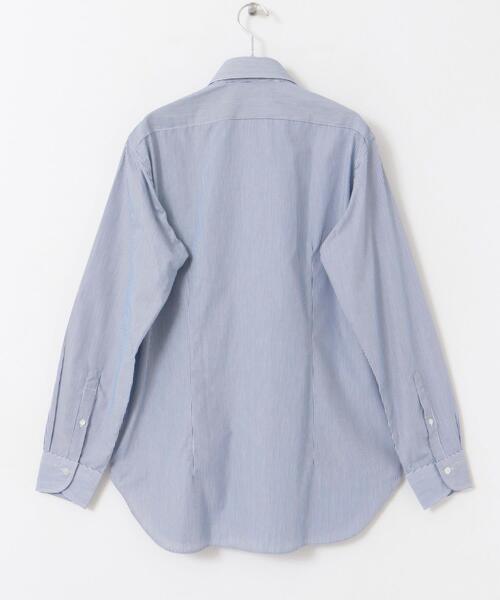 URBAN RESEARCH DOORS（アーバンリサーチドアーズ）の「『イージーケア』LIFE STYLE TAILOR　セミワイド細ストライプシャツ（シャツ/ブラウス・メンズ・ブルー系その他・37/39/41/43）」の5枚目の写真