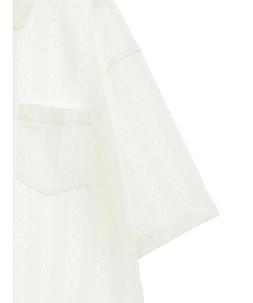 CRAFT STANDARD BOUTIQUE（クラフトスタンダードブティック）の「レースオープンカラーシャツ（シャツ/ブラウス・メンズ・ブラック/ホワイト・M/L）」の21枚目の写真